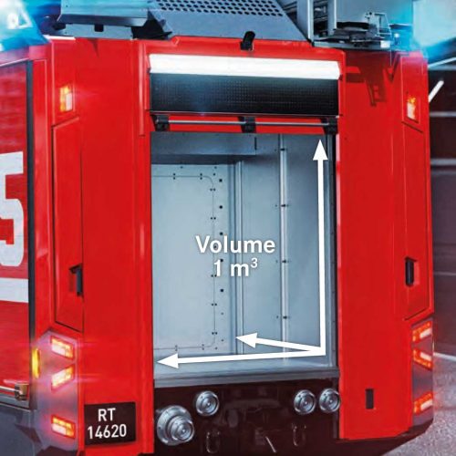 Véhicule incendie électrique de Rosenbauer